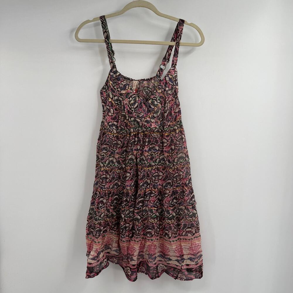 NWT RAGA Paisley Print Mini Dress Womens Size Medium  Adjustable Strap